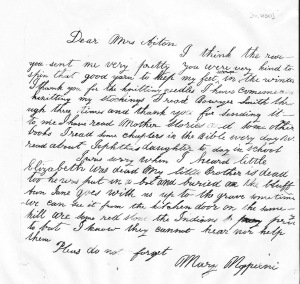 Mary Napexni Letter